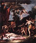 Sebastiano Ricci The Meeting of Bacchus and Ariadne painting